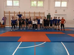 Küzdősport foglalkozás iskolánk honvéd kadétjainak