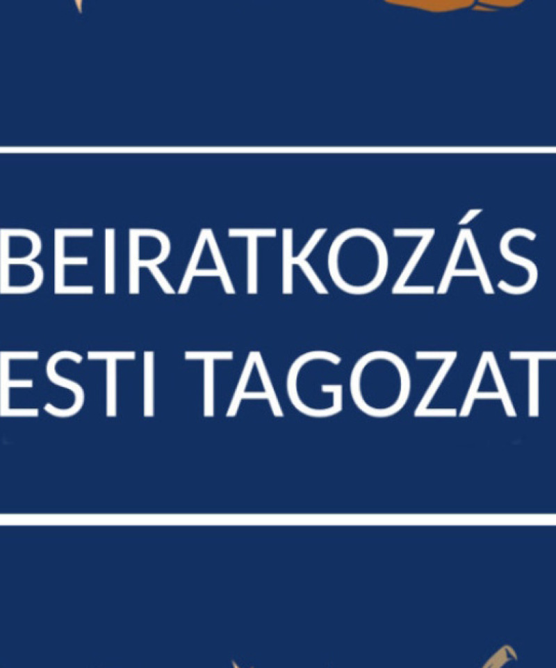 Beiratkozás esti tagozatra a 2026/27-es tanévre