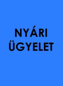 Nyári ügyeleti napok