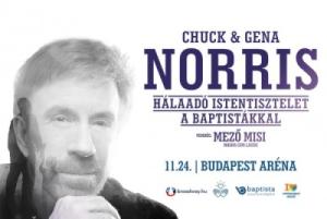 A Baptista Szeretetszolgálat meghívására Budapestre érkezik Chuck Norris